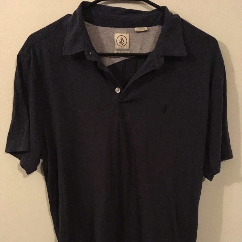 Volcom Navy Blue Polo